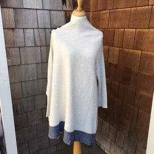 Rag & Bone Size Lge.  Poncho sweater w sleeves.